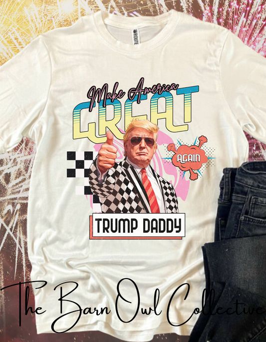 Trump Make America Great Again Unise Crewneck T-Shirt