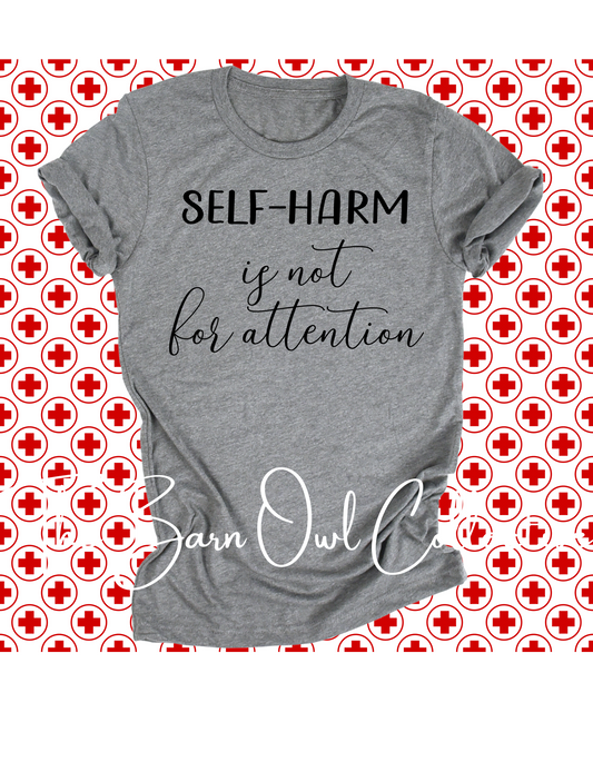 Self-Harm Mental Health Graphic T-Shirt