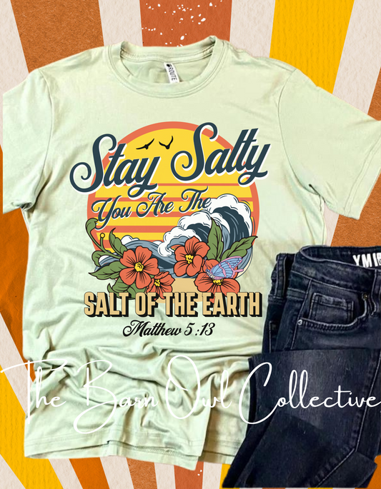 Stay Salty Matthew 5:13 Crewneck T-Shirt