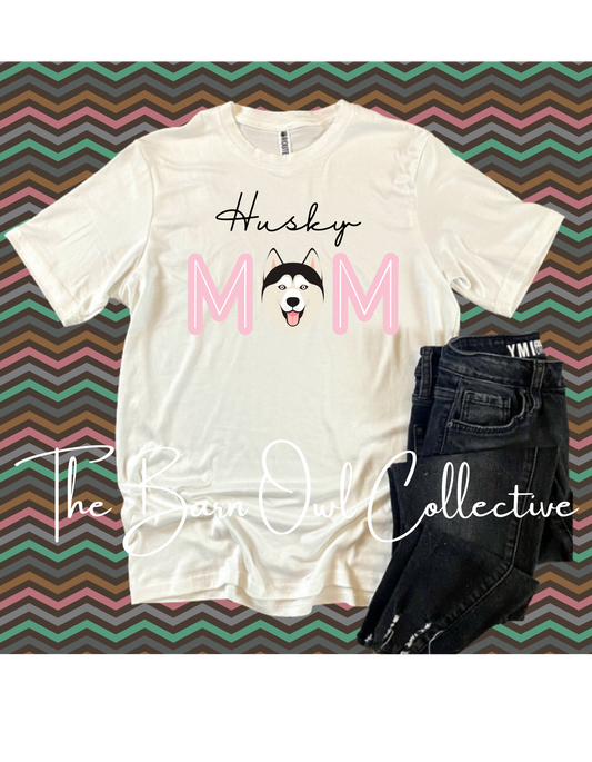 Husky Mom T-Shirt