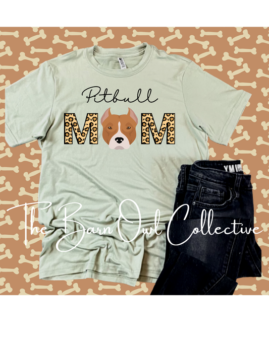 Pitbull Mom- Women's Graphic Tee