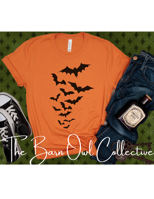 Flying Bats Crewneck T-Shirt