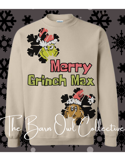 Merry Grinch Max Crewneck Sweatshirt