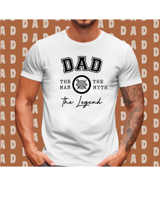 DAD The Man, The Myth, The Legend. Father's Day Graphic T-shirt
