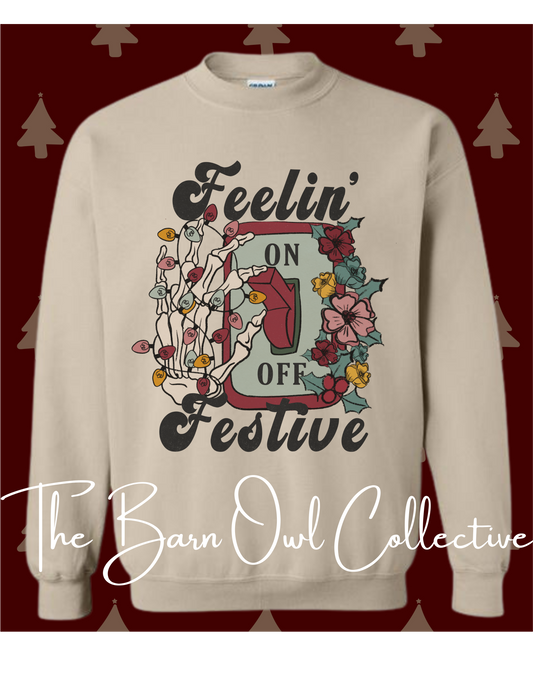 Feelin' Festive Crewneck Sweatshirt