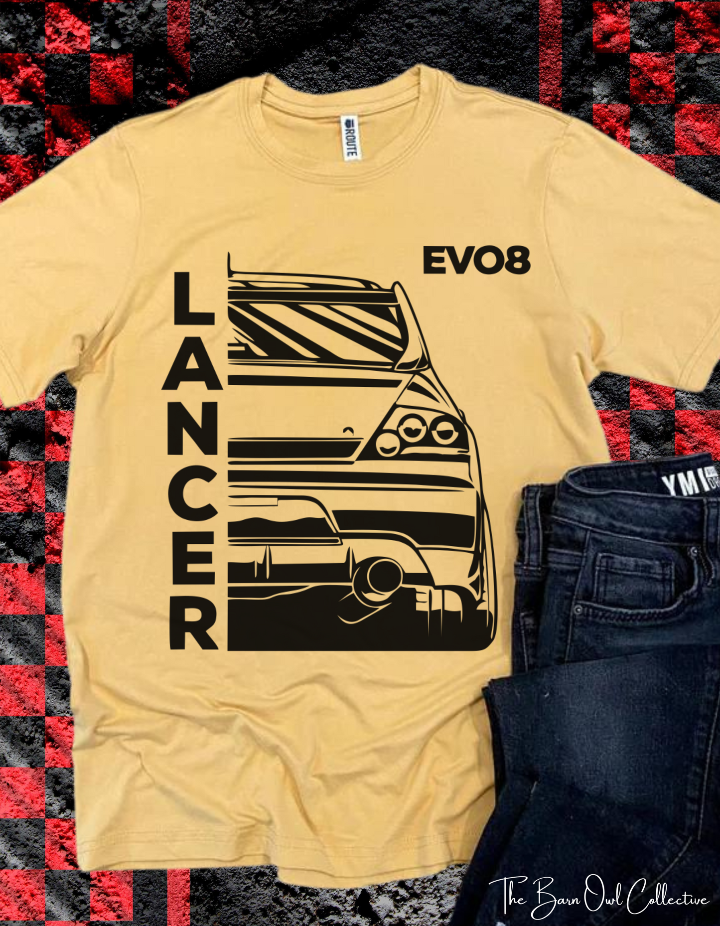 Lancer Evo8 Unisex Crewneck T-shirt