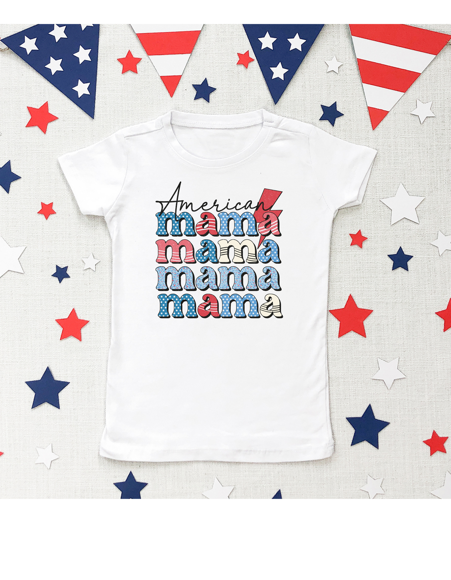 American Mama Women's Graphic T-Shirt