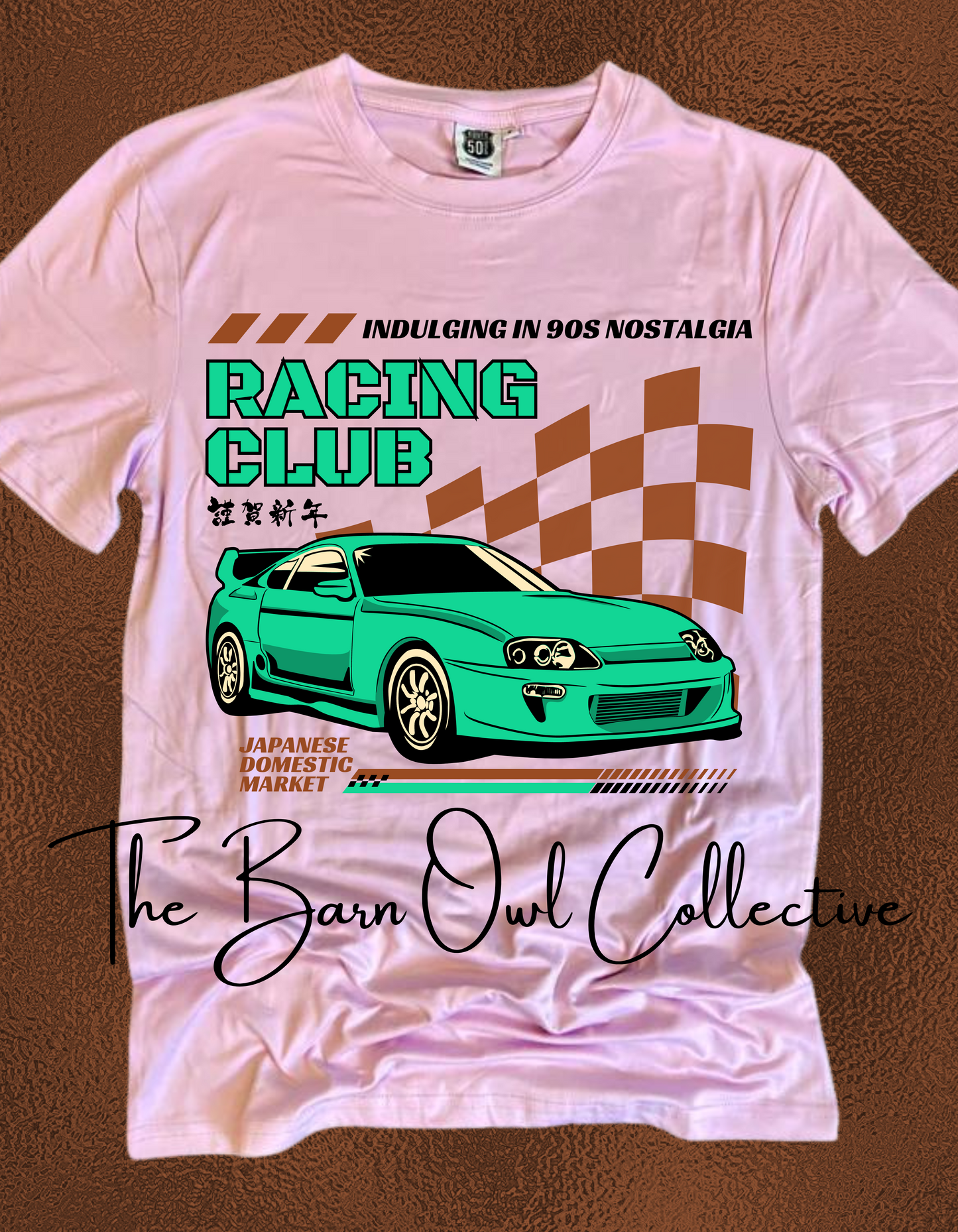 90'S Nostalgia Racing Crewneck T-Shirt