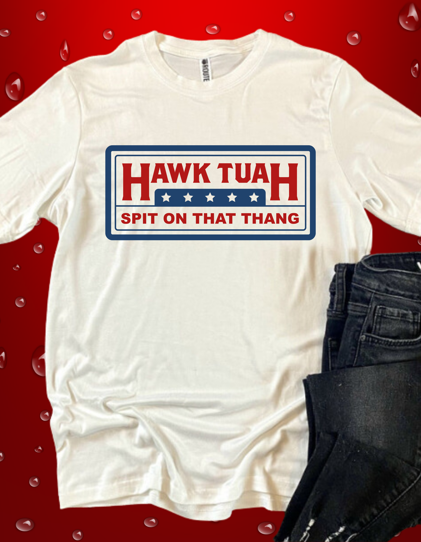 Hawk Tuah Spoeg op That Thang Unisex T-hemp