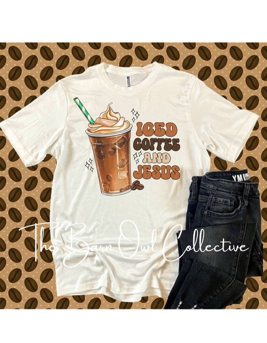 Iced Coffee and Jesus T-Shirt