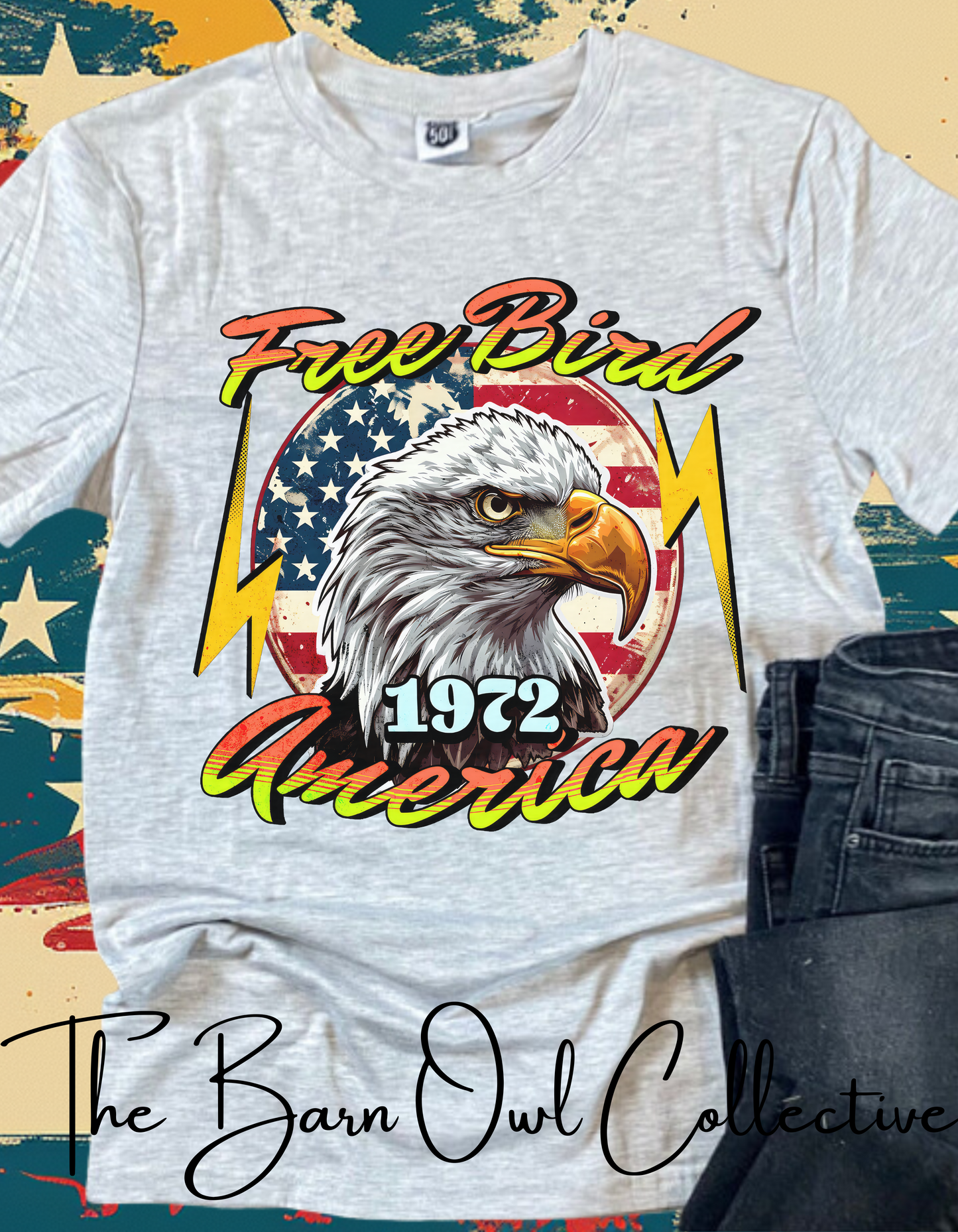 Free Bird America Unisex Crewneck T-Shirt