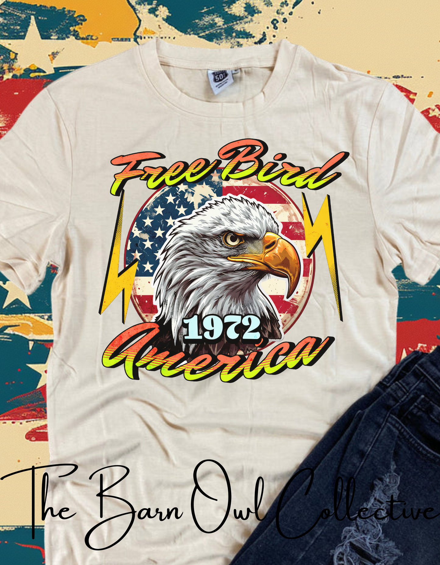 Free Bird America Unisex Crewneck T-Shirt