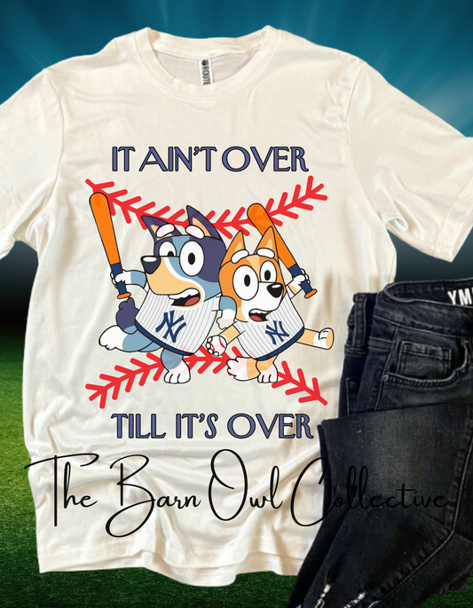 Bluey New York Yankees Unisex Graphic T-Shirt