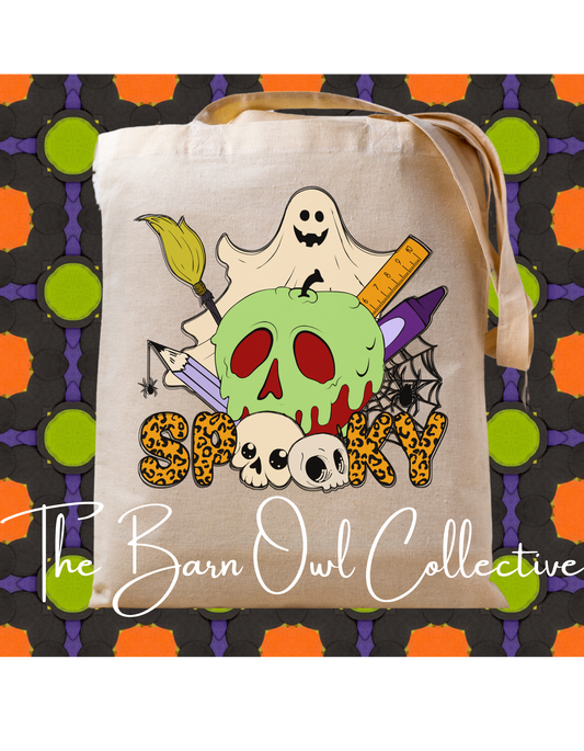 Spooky Teacher Tote Bag