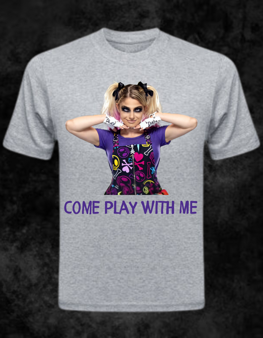 "Alexa Bliss 'Come Play With Me' Graphic T-Shirt"