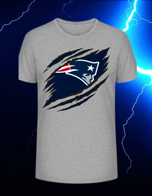 New England Patriots NFL Claw T-Shirt